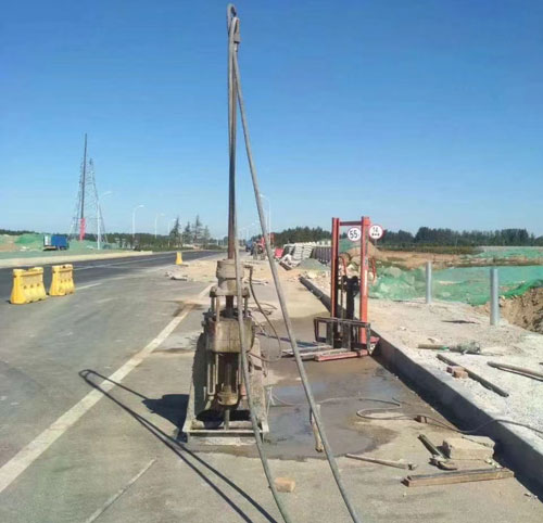 盐源公路高聚物注浆加固